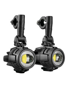 Kit 2 faretti Fog X1 ausiliari omologati fendinebbia a Led 12V 20W