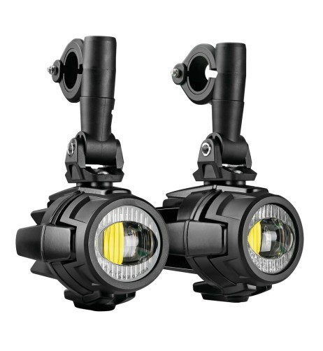 Kit 2 faretti Fog X1 ausiliari omologati fendinebbia a Led 12V 20W