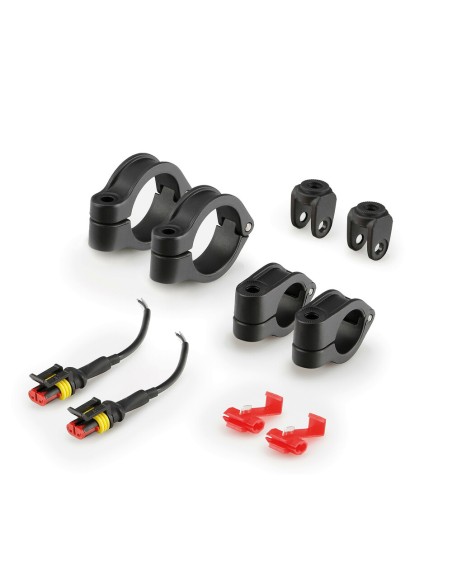 Kit 2 faretti Fog X2 ausiliari omologati fendinebbia a Led 12V 11W