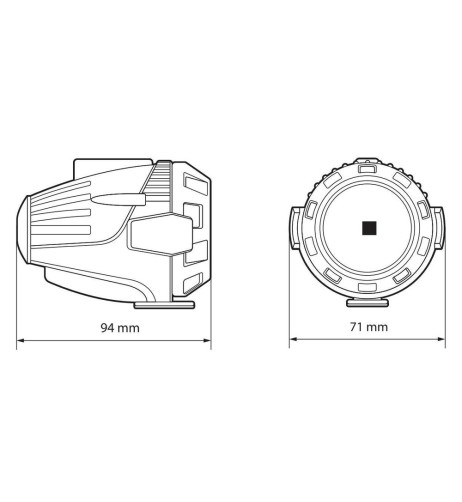 Kit 2 faretti Fog X2 ausiliari omologati fendinebbia a Led 12V 11W