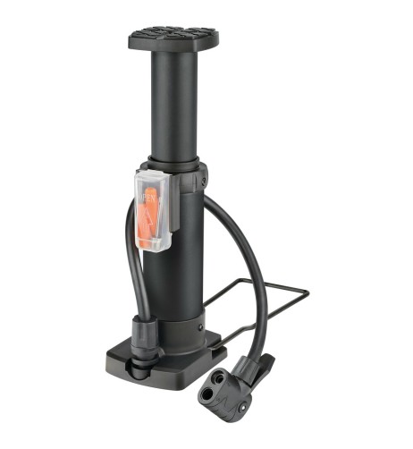 Pompa a piede per bici portatile compatta