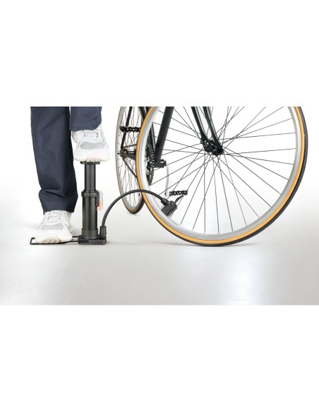 Pompa a piede per bici portatile compatta