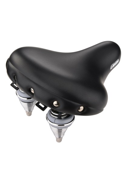 Sella bicicletta city relax doppia molla S7 280x245mm nero