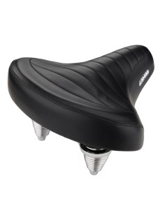 Sella bicicletta city relax doppia molla S13 260x255mm nero