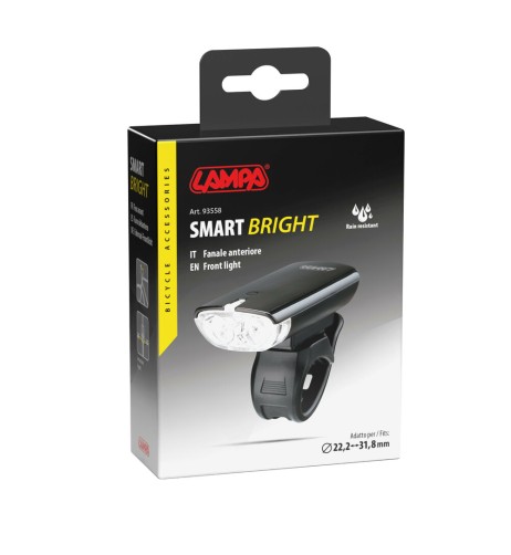 Fanale anteriore Bici a Led Smart Bright 20lm