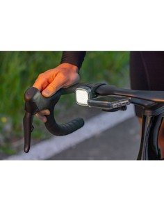 Kit fanale anteriore e posteriore Bici Square Led ricaricabili USB 2