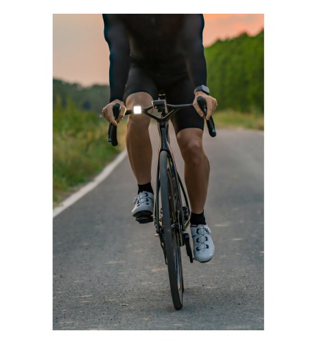 Kit fanale anteriore e posteriore Bici Square Led ricaricabili USB