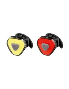 Kit fanale anteriore e posteriore Bici Diamond Led ricaricabili USB