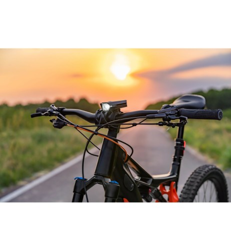 Kit fanale anteriore e posteriore Bici Discovery Led ricaricabili USB