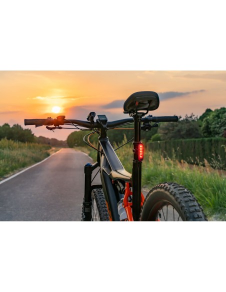 Kit fanale anteriore e posteriore Bici Discovery Led ricaricabili USB