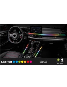 Atmosphere kit fibra ottica RGB interni con controllo app 110cm 75cm