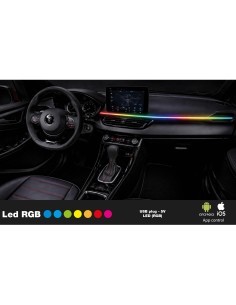 Atmosphere kit fibra ottica RGB interni con controllo app 110cm
