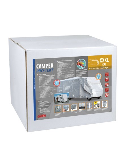 Copri camper resistente ad acqua e traspirante 850x238x270cm