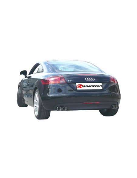 Scarico terminale 50 0221 65 omologato Audi TT 8J 1 8 2 0TFSI 2006 2014