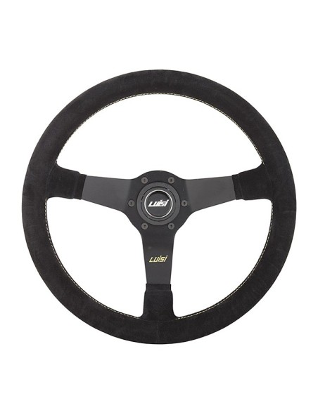 Volante universale Luisi Mirage 350mm in camoscio nero