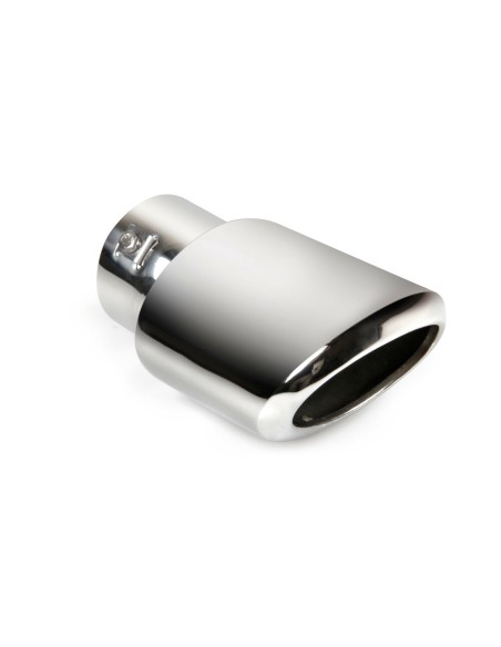 Terminale scarico universale inox singolo TS 64 38 58mm