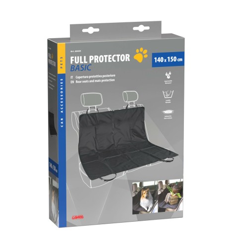 Coprisedile posteriore full protezione trasporto auto 145x150cm
