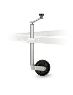 Servotimone per rimorchi e roulotte ruota 160mm estensione 475 720mm 2