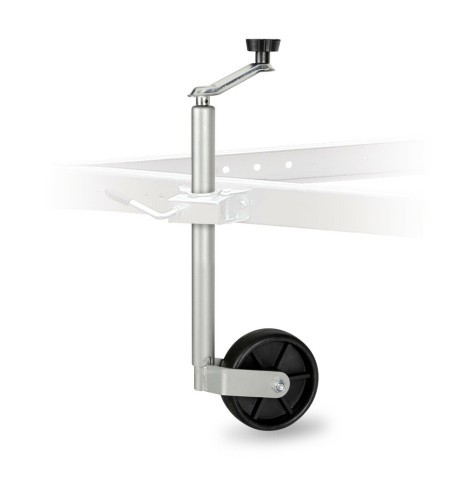 Servotimone per rimorchi e roulotte ruota 160mm estensione 475 720mm