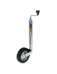 Servotimone per rimorchi e roulotte ruota 200mm estensione 490 750mm