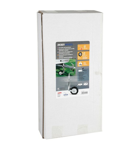 Servotimone per rimorchi e roulotte ruota 200mm estensione 490 750mm