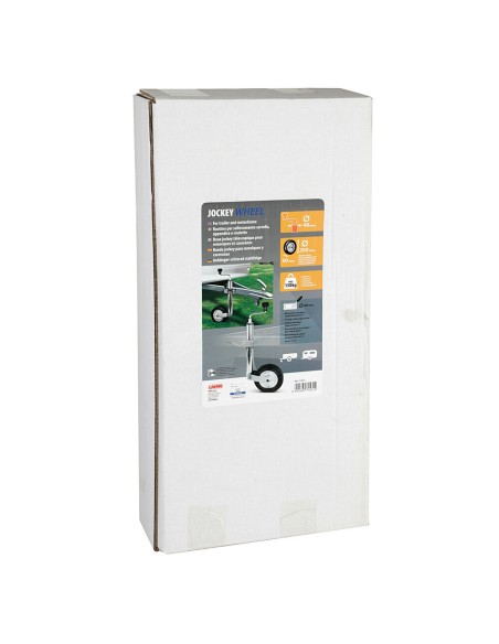 Servotimone per rimorchi e roulotte ruota 200mm estensione 490 750mm