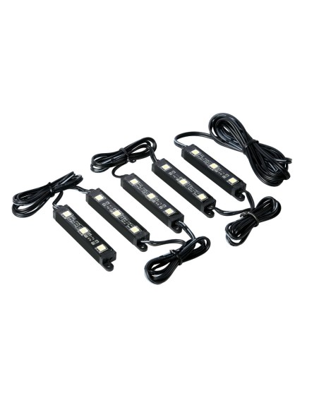 Set strisce decorative interno esterno 5x3 led 12V rosso