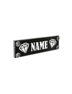 Tabella personalizzabile a Led 12 24v con telecomando Carbon Look
